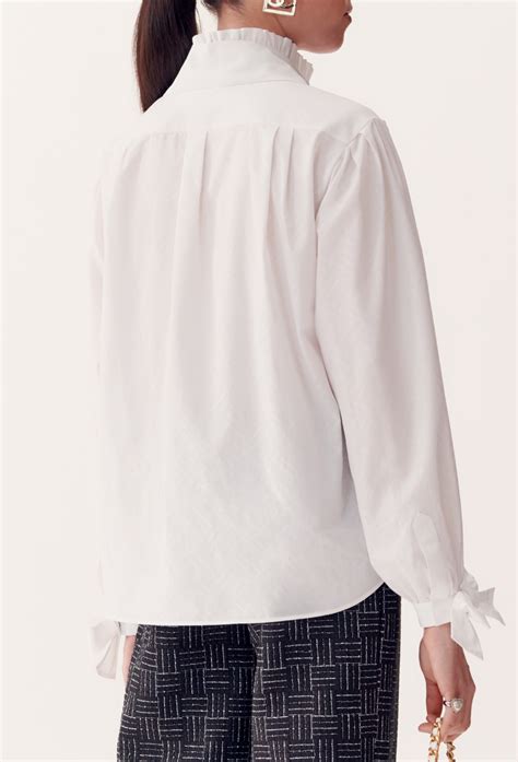 chanel bluse damen|chanel cotton blouses.